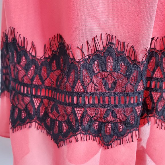 Pink/Black Enfocus Studio Sheath Dress - Sz 4 - Picture 3 of 8